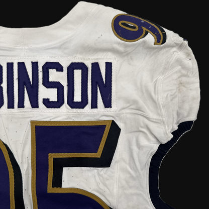 Tavius Robinson GAME-WORN💪09/07/2025 Baltimore Ravens💜NFL Jersey vs. Buffalo Bills🦬
