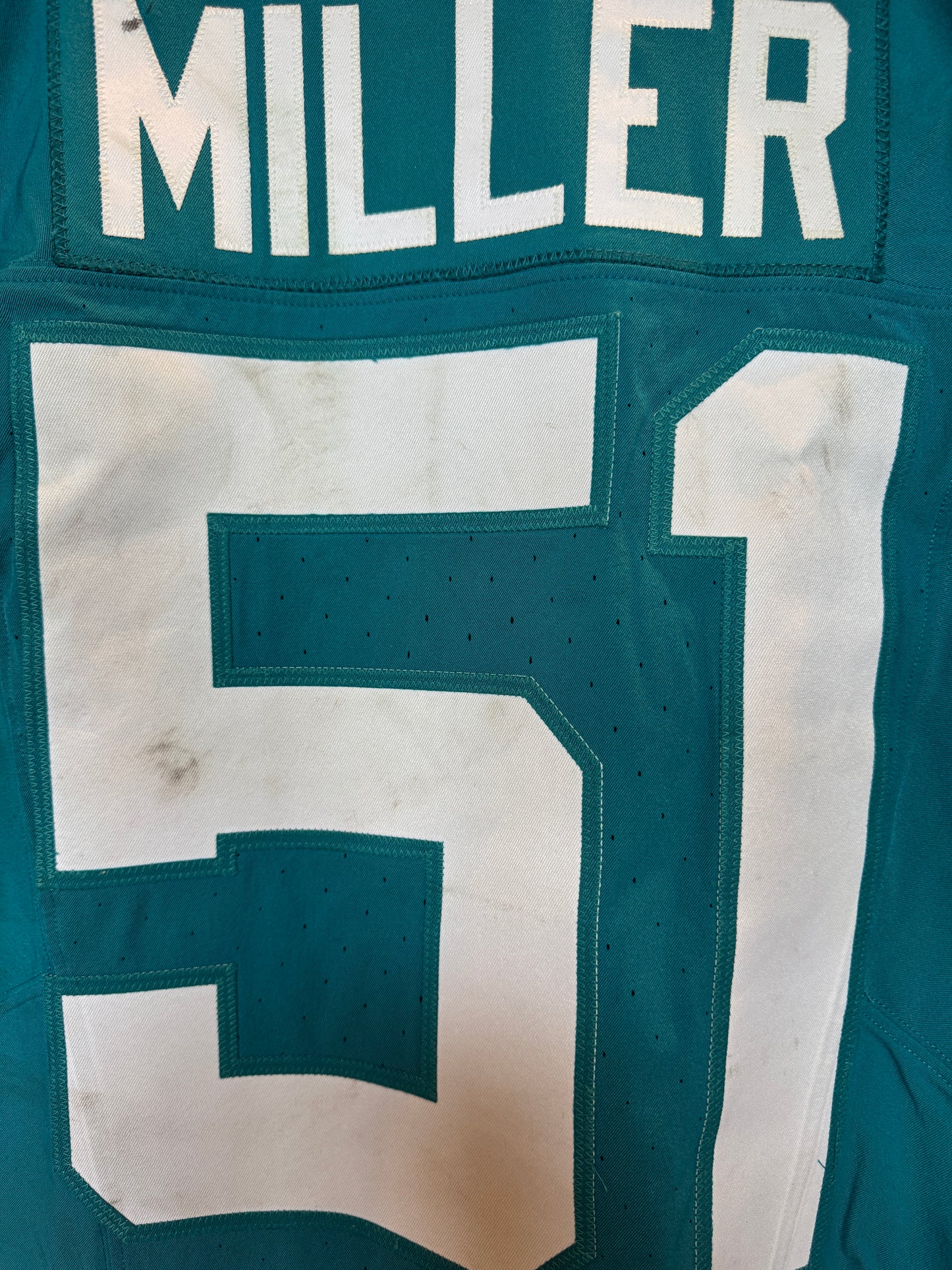 Ventrell Miller GAME WORN 09/07/25 Jacksonville Jaguars 🐆 Nike NFL Jersey 👕 vs. Carolina Panthers First Game of the 2025 Season