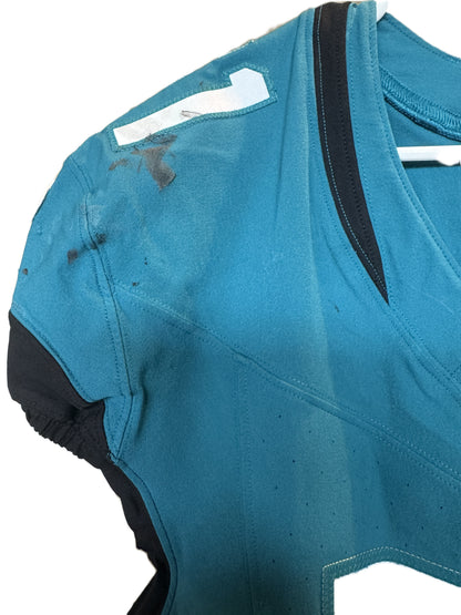 Ventrell Miller GAME WORN 09/07/25 Jacksonville Jaguars 🐆 Nike NFL Jersey 👕 vs. Carolina Panthers First Game of the 2025 Season