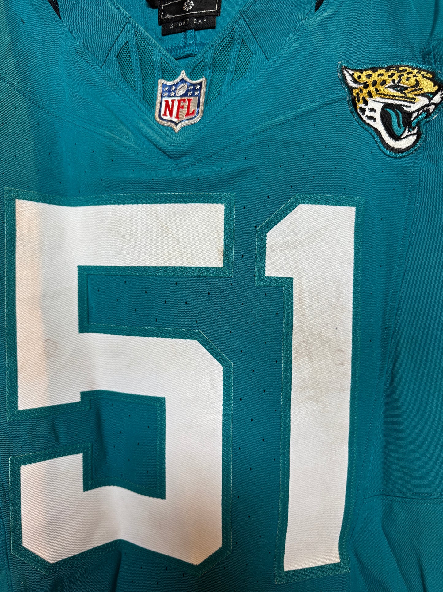 Ventrell Miller GAME WORN 09/07/25 Jacksonville Jaguars 🐆 Nike NFL Jersey 👕 vs. Carolina Panthers First Game of the 2025 Season