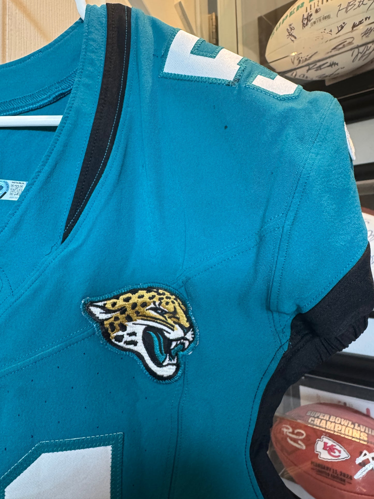 Ventrell Miller GAME WORN 09/07/25 Jacksonville Jaguars 🐆 Nike NFL Jersey 👕 vs. Carolina Panthers First Game of the 2025 Season