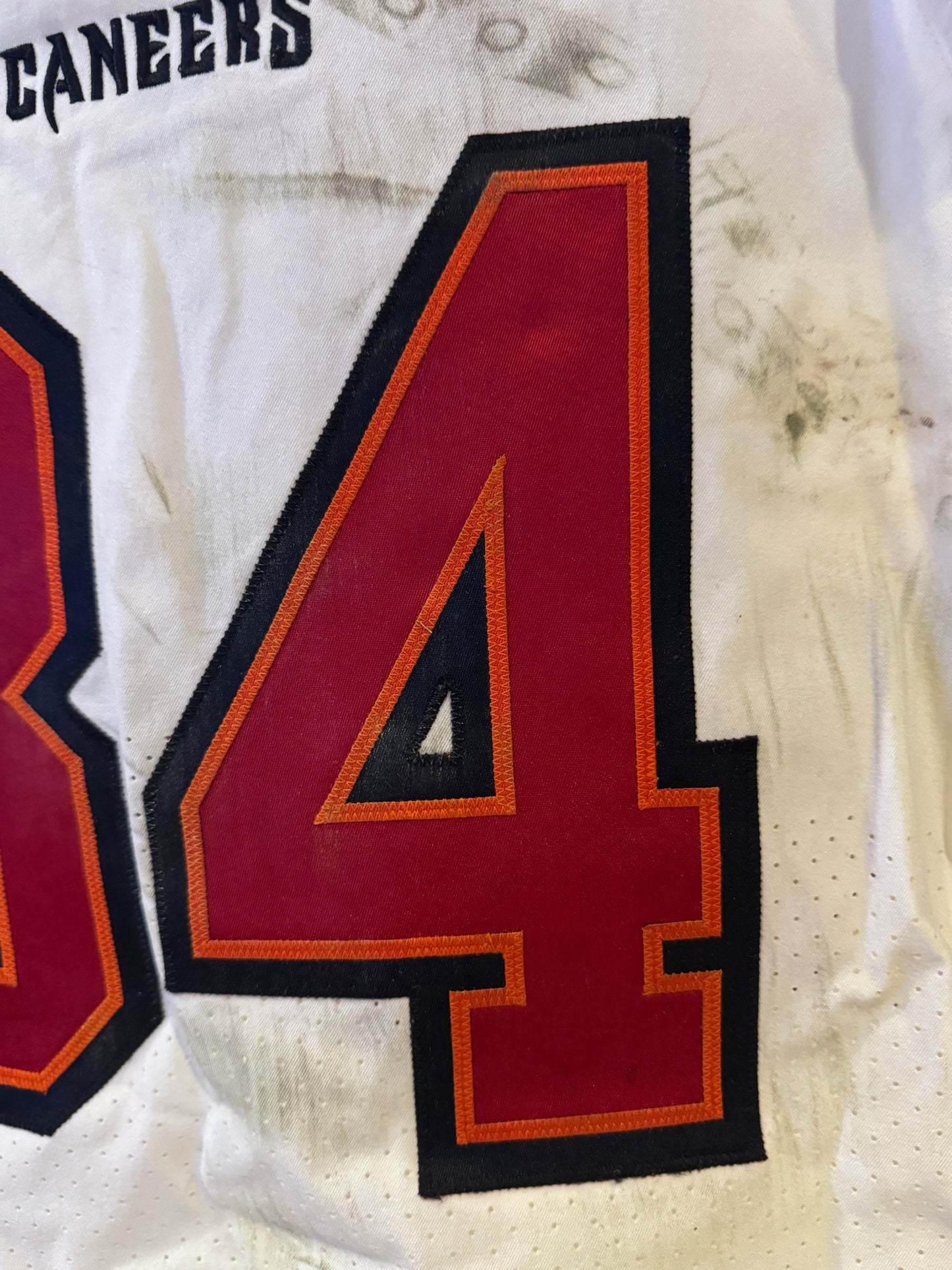 Bryce Hall GAME-WORN 8/23/25 Tampa Bay Buccaneers OnField NFL Jersey vs.Bills