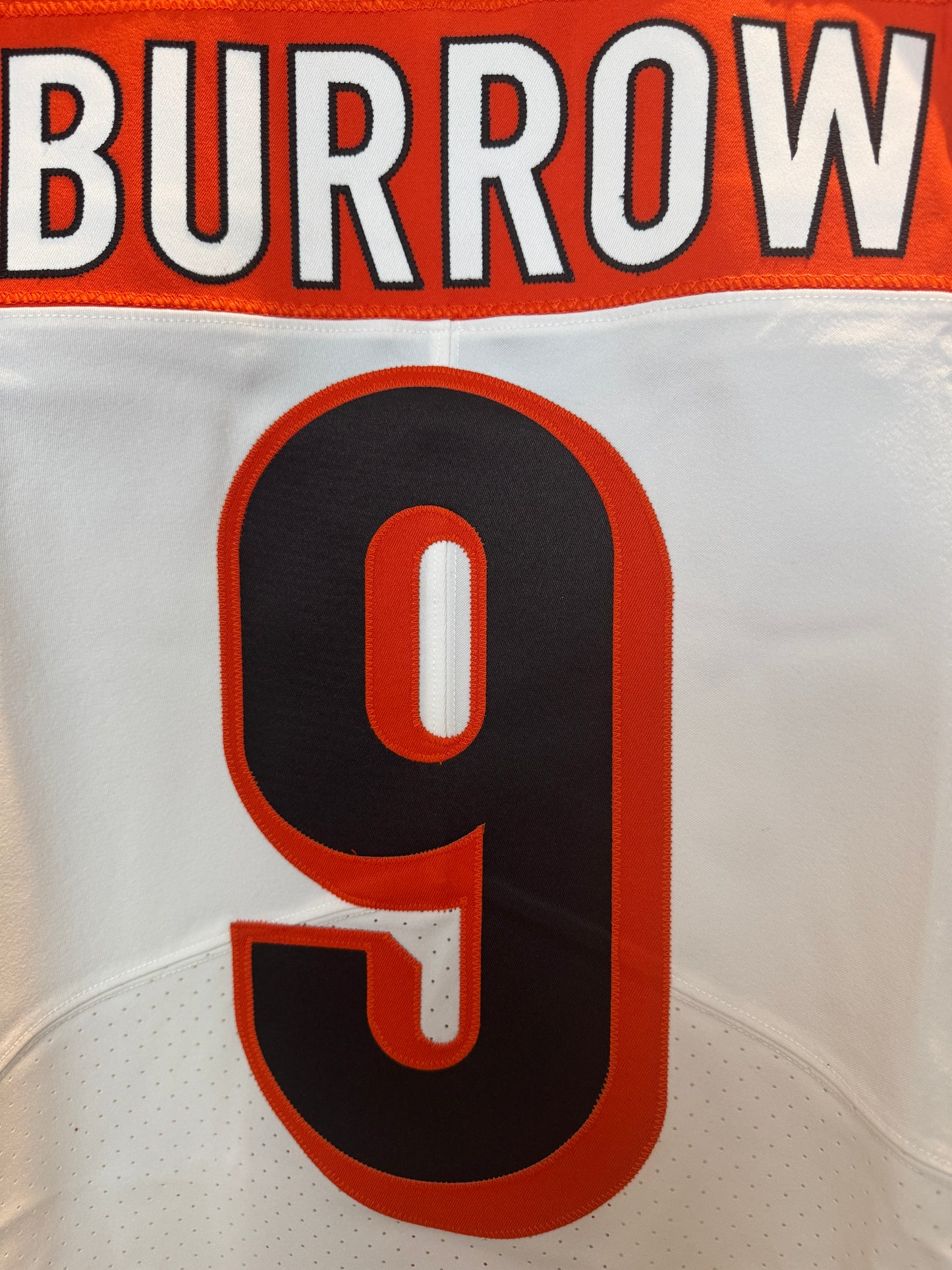 Joe Burrow Bengals Team-Issued On-Field Nike NFL Jersey Inc. Captains Patch, Hologram and COA
