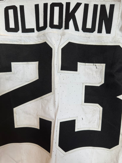 Foye Oluokon GAME-WORN💪09/14/2025 Jaguars🐆NFL On-Field Jersey👕vs.Bengals