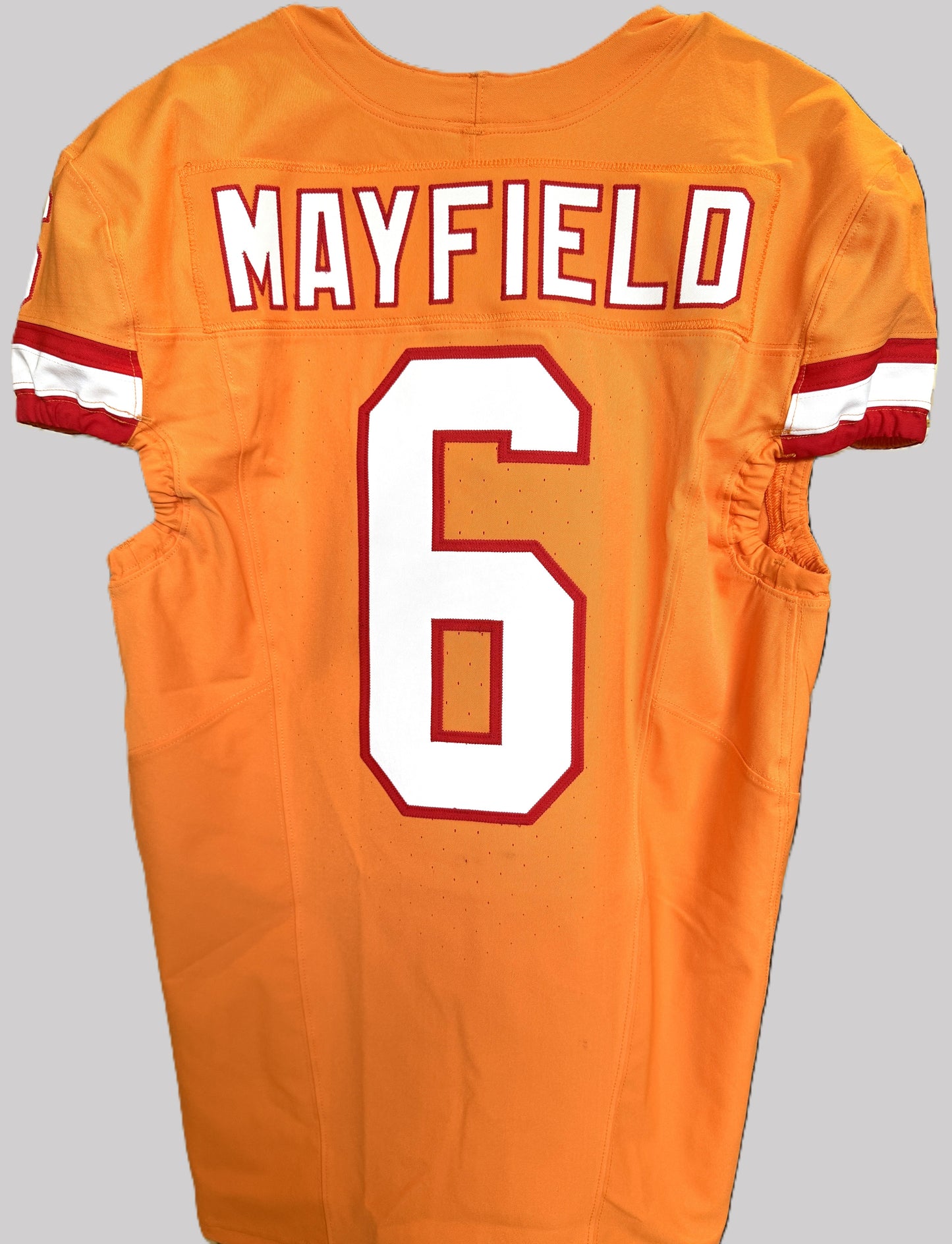 Baker Mayfield TEAM-ISSUED Tampa Bay Buccaneers On-Field NFL Creamsicle Jersey