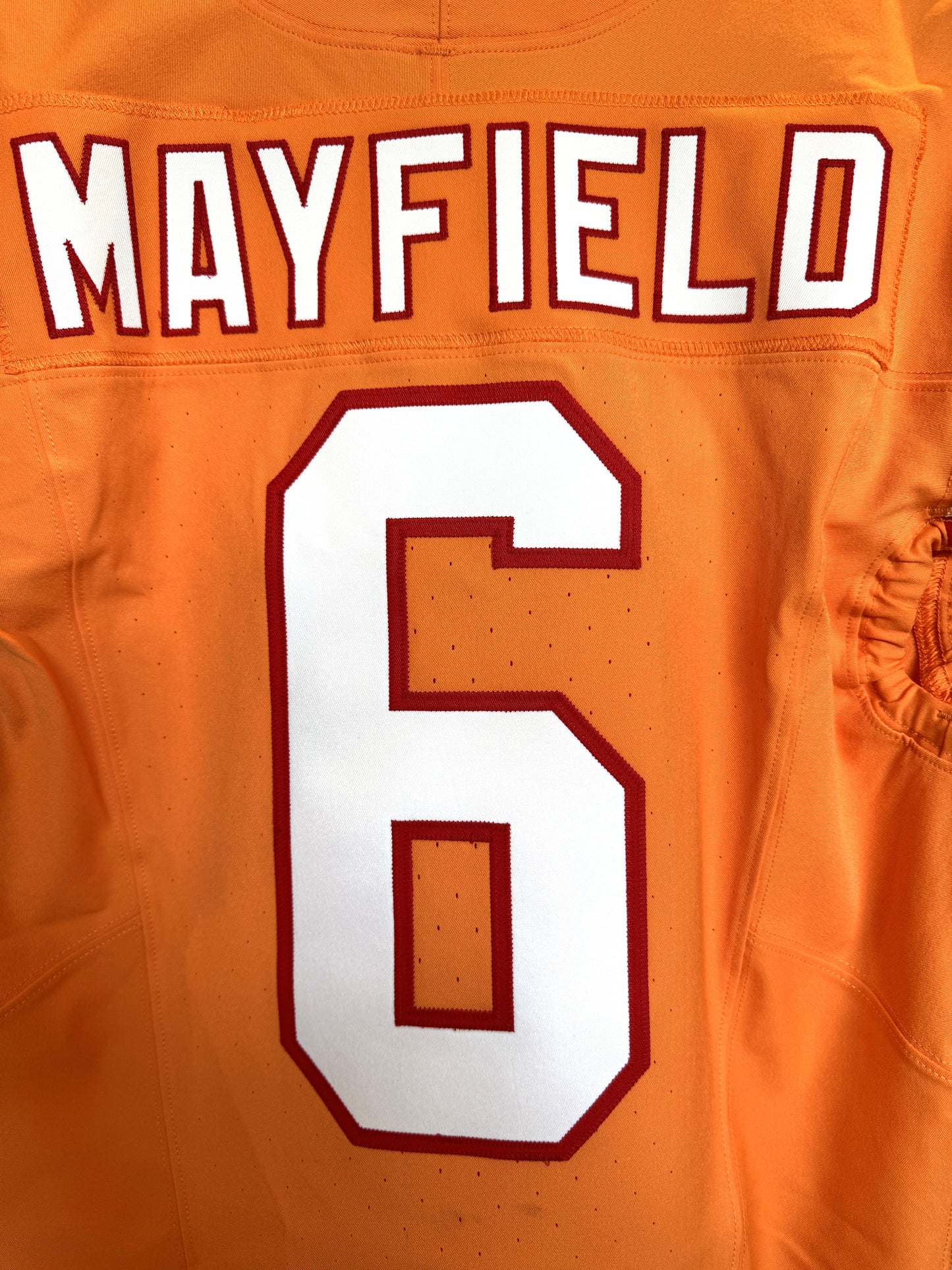 Baker Mayfield GAME ISSUED Tampa Bay Buccaneers On-Field Nike NFL Creamsicle Jersey Including COA