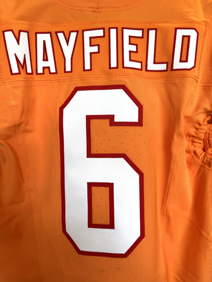 Baker Mayfield GAME ISSUED Tampa Bay Buccaneers On-Field Nike NFL Creamsicle Jersey Including COA