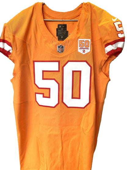 Vita Vea GAME-ISSUED💪Tampa Bay Buccaneers On-Field NFL Creamsicle🟧Jersey👕