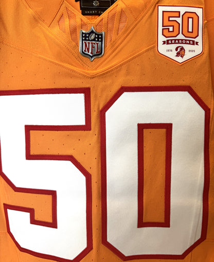 Vita Vea GAME-ISSUED💪Tampa Bay Buccaneers On-Field NFL Creamsicle🟧Jersey👕
