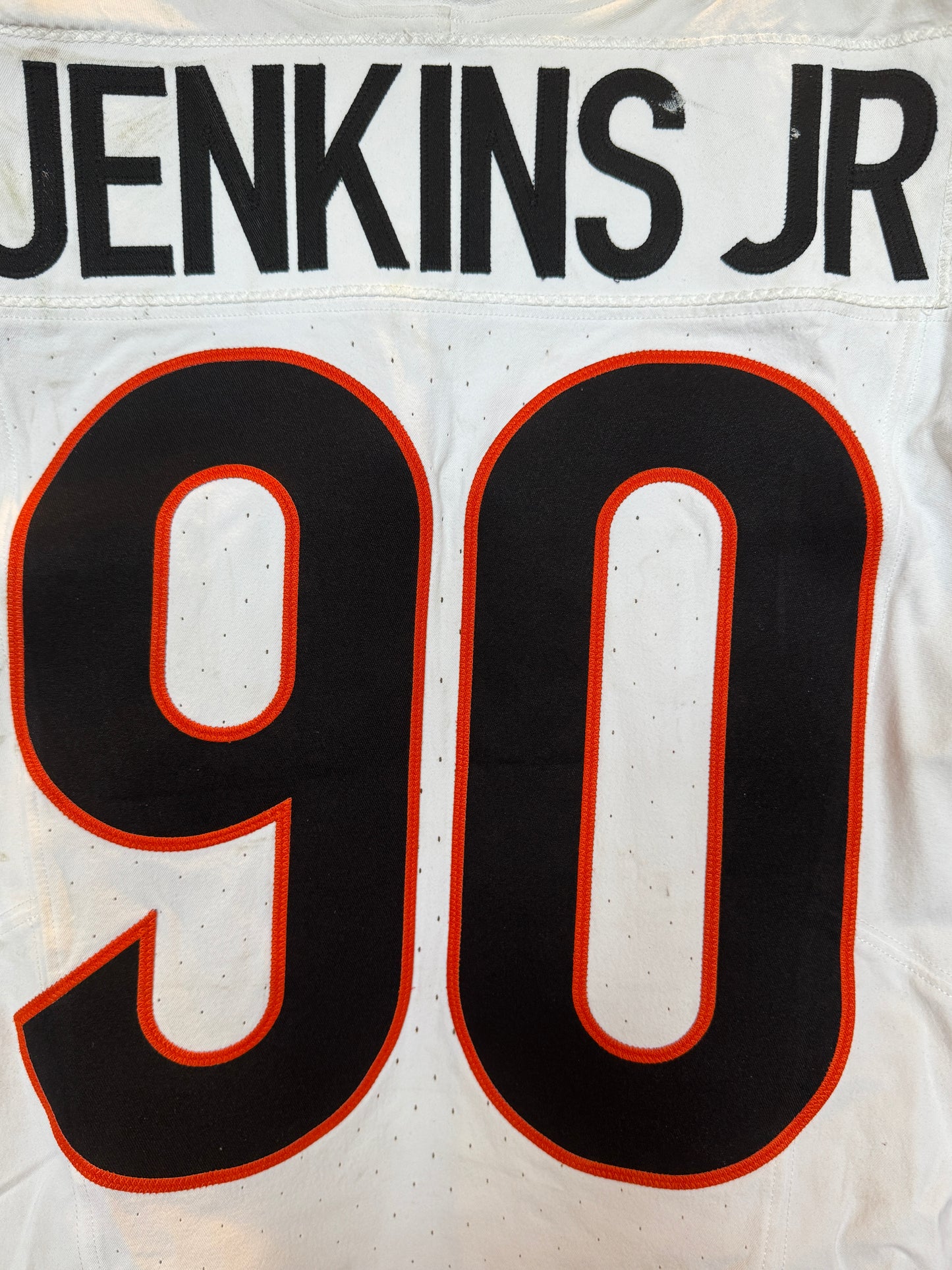Kris Jenkins Jr. GAME-WORN 09/07/25💪Cincinnati Bengals🐅NFL Jersey vs Cleveland Browns