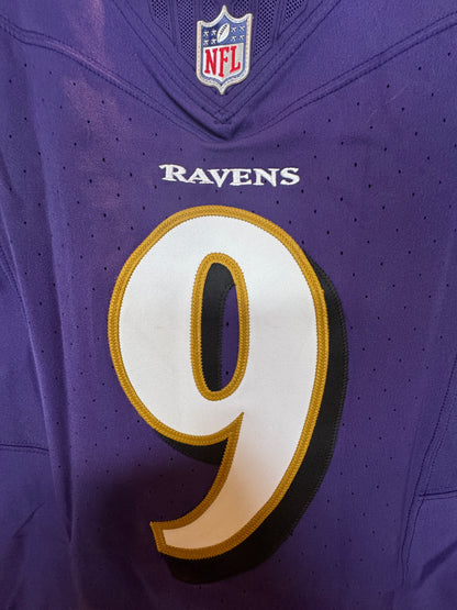 Justin Tucker GAME-WORN💪09/15/24 Baltimore Ravens💜NFL Jersey vs. Las Vegas Raiders +COA