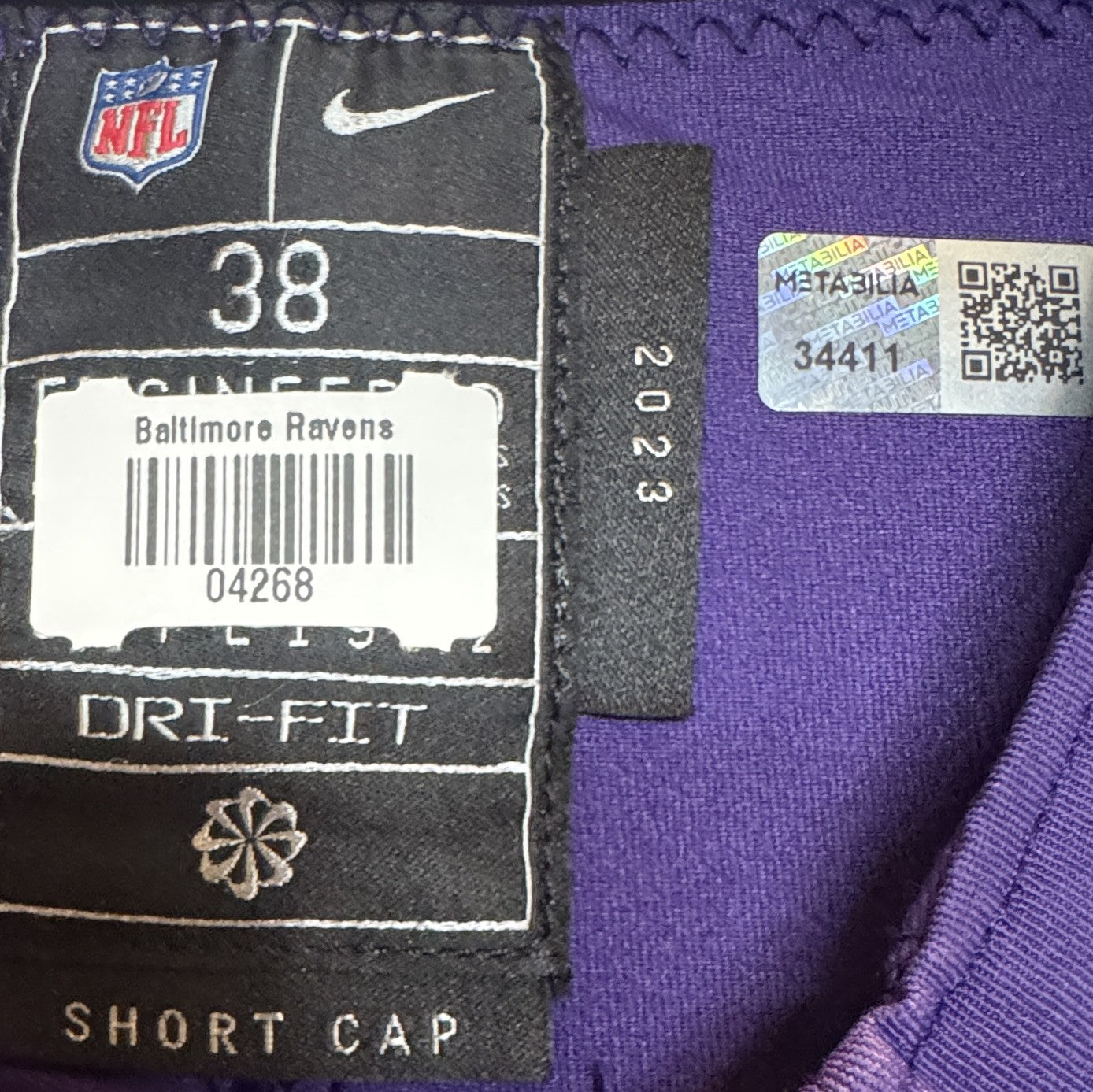 Justin Tucker GAME-WORN💪09/15/24 Baltimore Ravens💜NFL Jersey vs. Las Vegas Raiders +COA