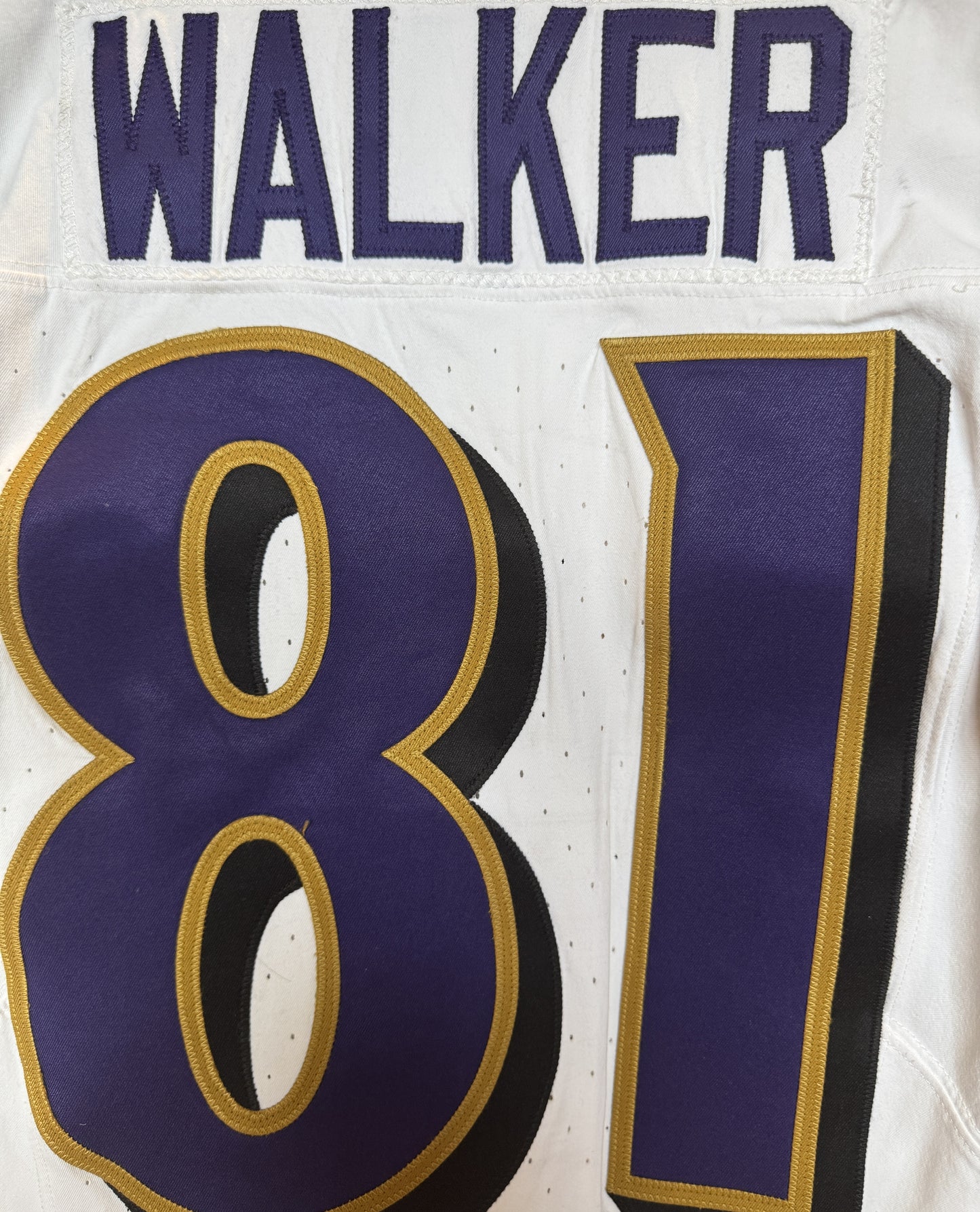 Tez Walker GAME-WORN💪09/07/25 Baltimore Ravens💜NFL Jersey vs. Buffalo Bills inc.COA📄