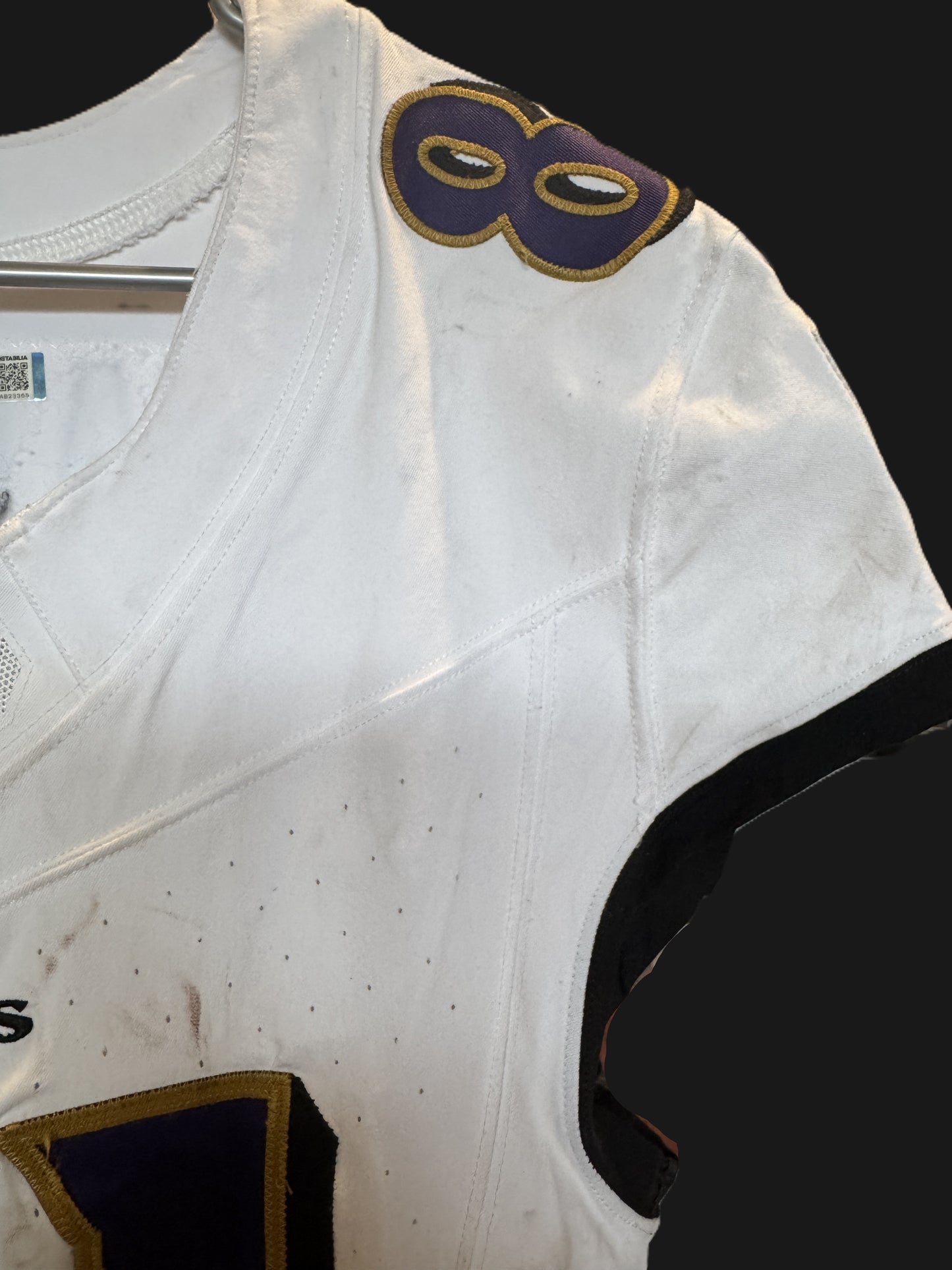 Tez Walker GAME-WORN💪09/07/25 Baltimore Ravens💜NFL Jersey vs. Buffalo Bills inc.COA📄