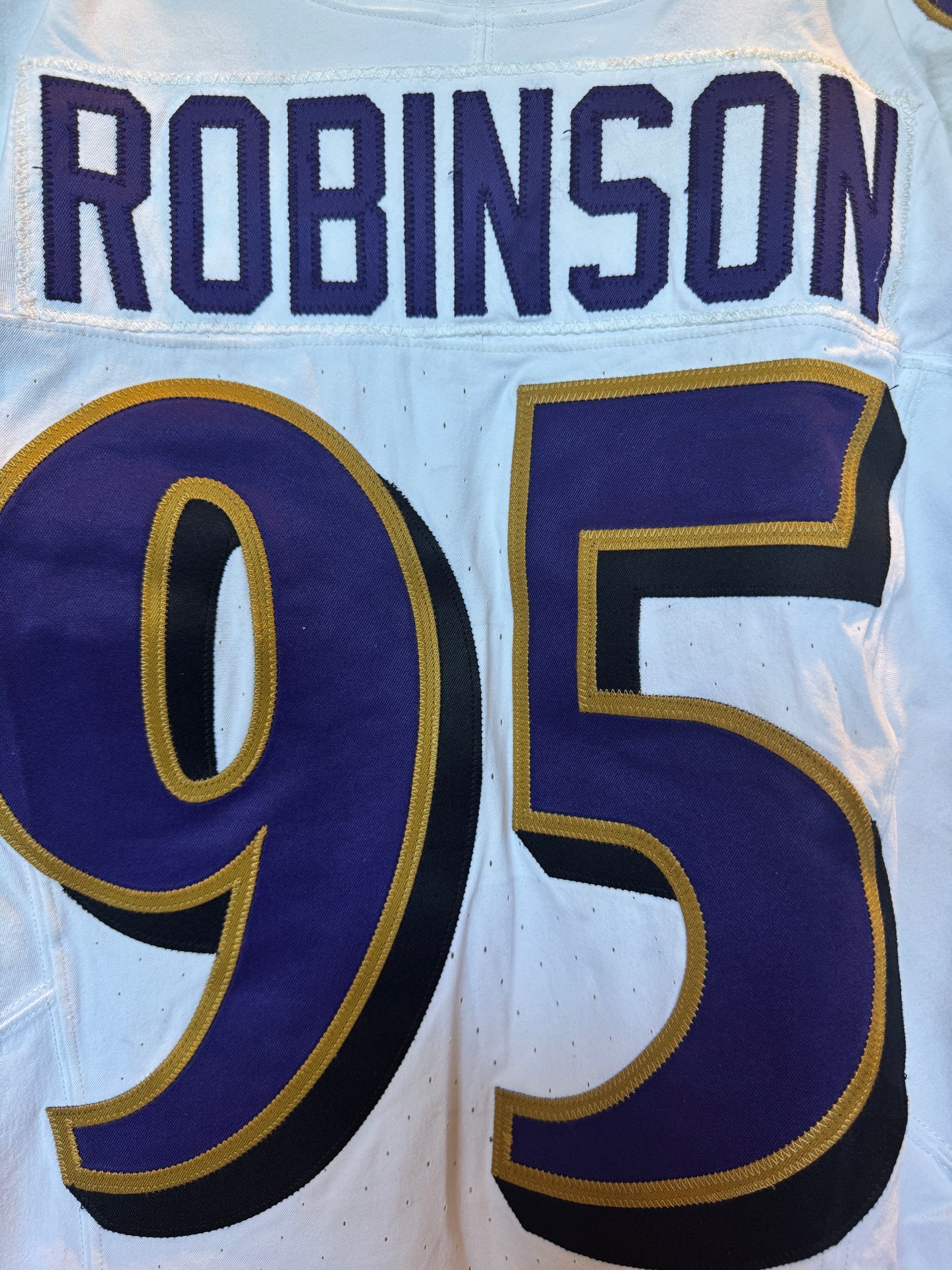 Tavius Robinson GAME-WORN💪09/07/2025 Baltimore Ravens💜NFL Jersey vs. Buffalo Bills🦬