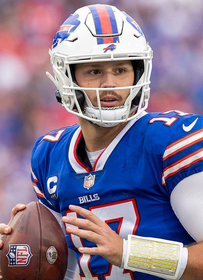 JOSH ALLEN Signed✍️Buffalo Bills🦬Full-Size Authentic On-Field Lunar Eclipse Alternate Speed Helmet (Beckett)