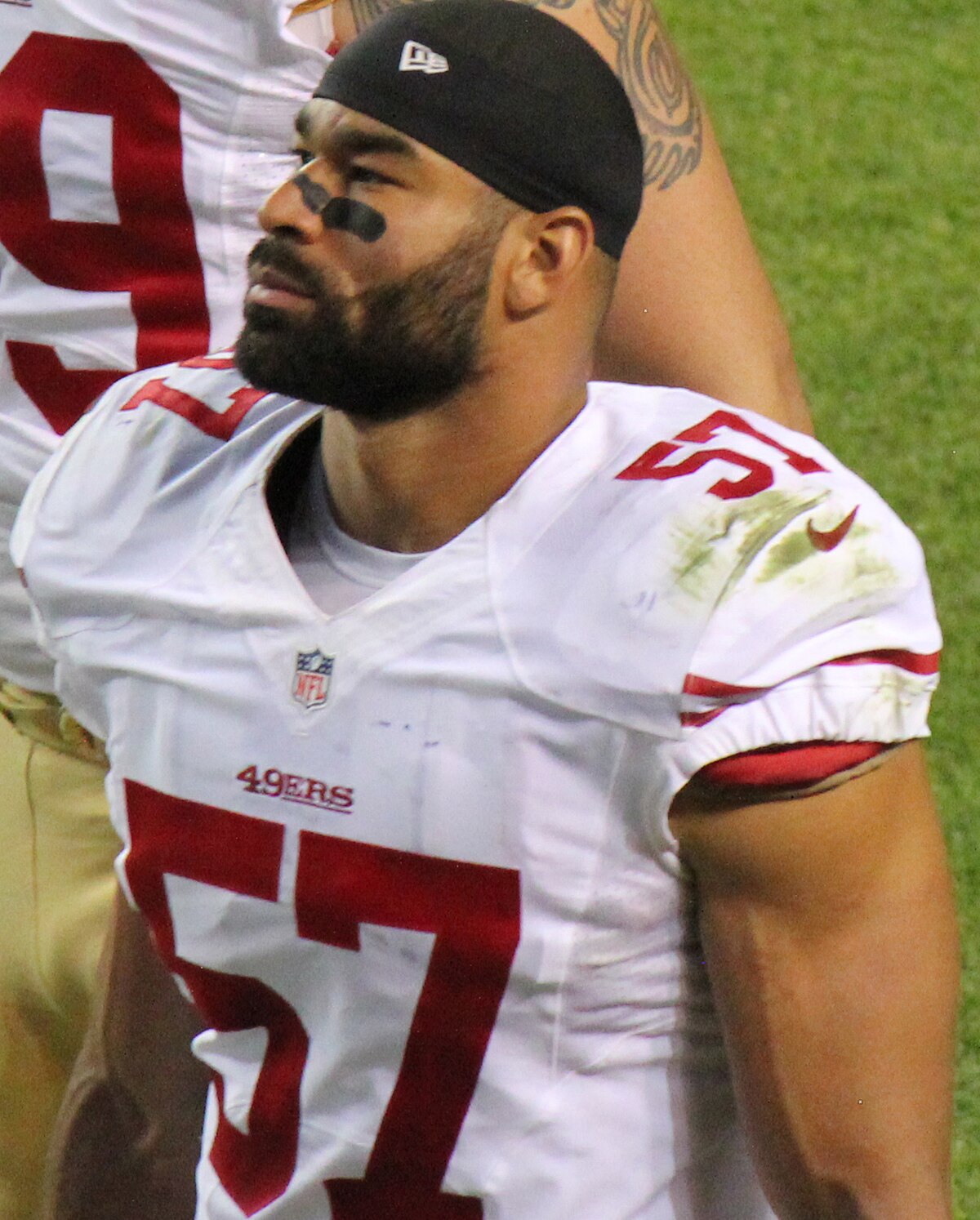 Michael Wilhoite San Francisco 49ers Practice WORN💪NFL Jersey 👕