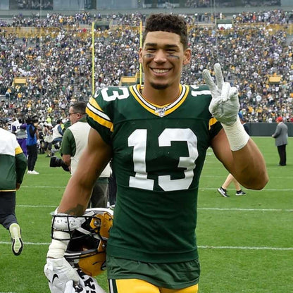 Allen Lazard Signed ✍️ Green Bay Packers Full-Size Authentic Eclipse Alternate Speed NFL Helmet 🛡️