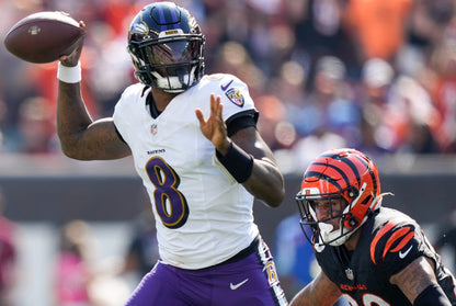 Ravens Isaiah Likely Signed GAME USED 10/06/24 PHOTOMATCHED Ball Inscribed 2 TDs. Used in victory over Cincinnati Bengals