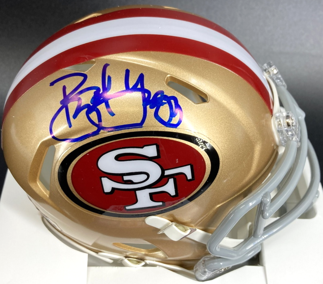 Bryant Young Signed🖊️San Francisco 49ers mini Helmet ✍️
