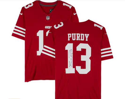 Brock Purdy Signed✍️San Francisco 49ers NIKE Limited NFL Authentic Jersey 👕Fanatics Memorabilia💥🔴