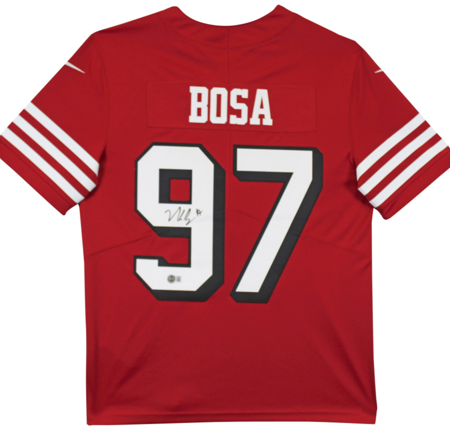 Nick Bosa Hand-Signed✍️San Francisco 49ers Nike NFL Jersey👕Memorabilia💥