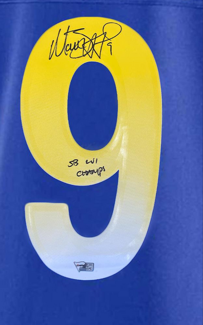 Matthew Stafford Signed✍️ Los Angeles Rams Nike Jersey Inscribed SB LVI Champs