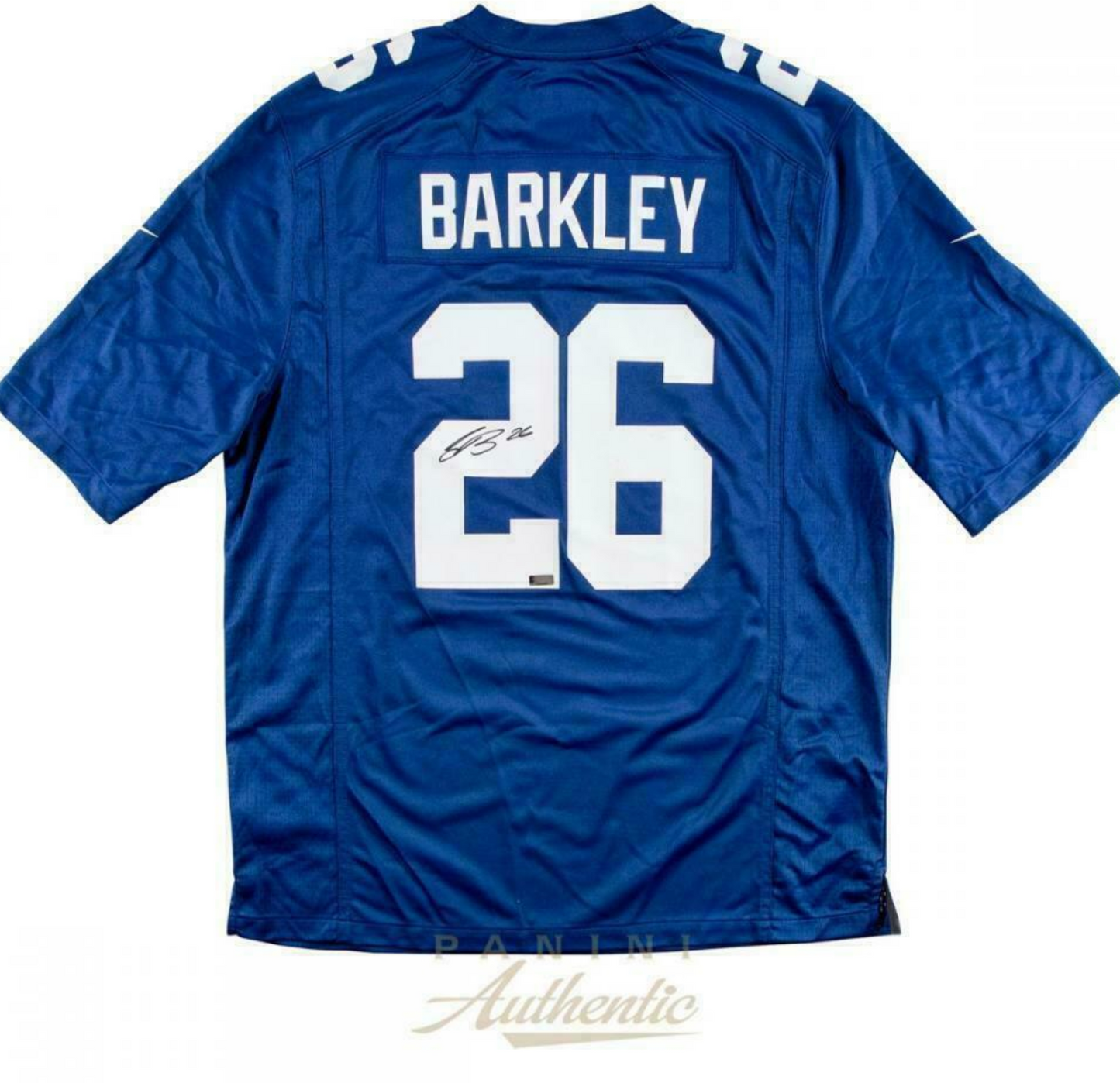 Saquon Barkley Hand Signed ✍️ New York Giants Nike NFL Jersey 👕 Also includes Authenticity 🛡️