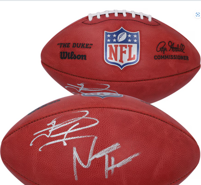 Tua Tagovailoa & Najee Harris Hand Signed 🖋️ Miami Dolphins 🐬 Fanatics Authentic Duke Wilson Pro Football💥