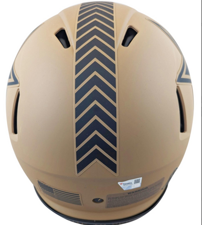 Micah Parsons Signed ✍️ Dallas Cowboys🤠Salute to Service Full-Size Authentic On-Field Speed Helmet (Fanatics)🔵
