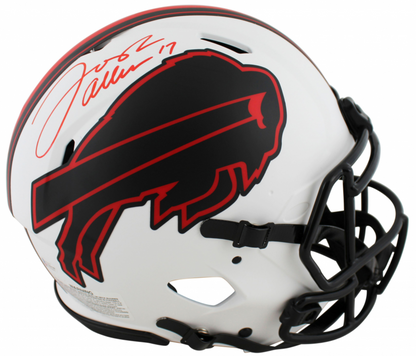 JOSH ALLEN Signed✍️Buffalo Bills🦬Full-Size Authentic On-Field Lunar Eclipse Alternate Speed Helmet (Beckett)