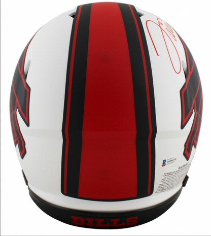 JOSH ALLEN Signed✍️Buffalo Bills🦬Full-Size Authentic On-Field Lunar Eclipse Alternate Speed Helmet (Beckett)