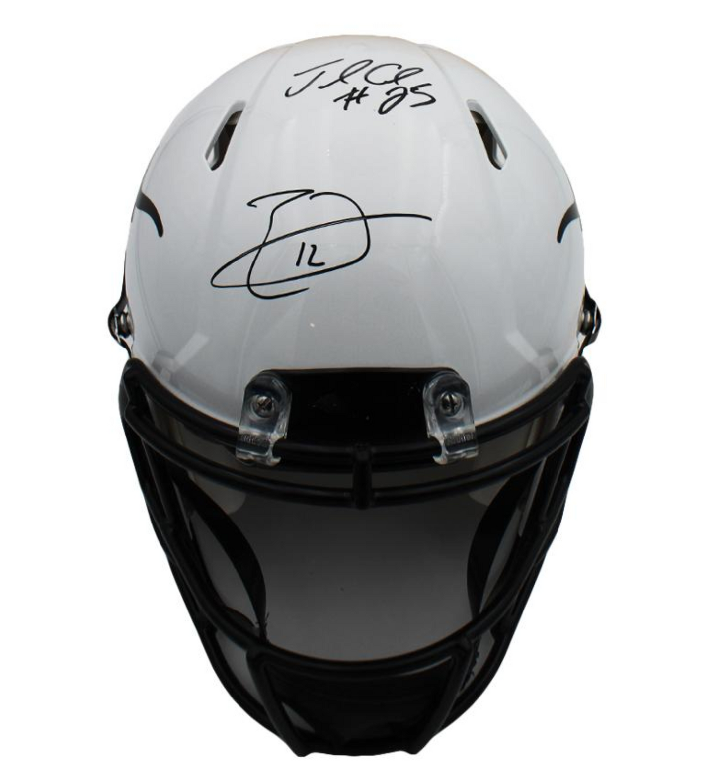 Jamaal Charles & Earl Thomas Hand-Signed Texas Longhorns🐂 Full-Size Authentic Speed NFL Helmet 🏈