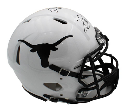 Jamaal Charles & Earl Thomas Hand-Signed Texas Longhorns🐂 Full-Size Authentic Speed NFL Helmet 🏈
