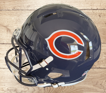 Velus Jones Jr. Hand-Signed Chicago Bears Full-Size Authentic NFL Speed Helmet PSA COA Rare