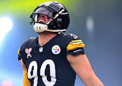 T. J. Watt Signed ✍️ Pittsburgh Steelers Full-Size Proline NFL Speed Helmet Inc. Inscription and COA 🛡️