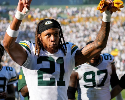 Eric Stokes GAME WORN 💪 10/10/21 PHOTO MATCHED 📸 Signed ✍️ Green Bay Packers Jersey👕 vs. Bengals Includes PSA Authenticity 🛡️