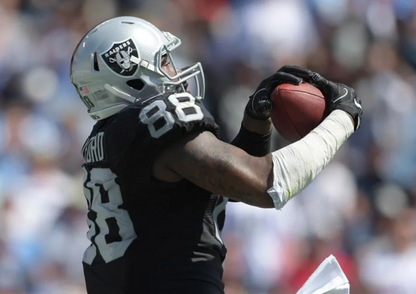 Clyde Walford GAME WORN🦾11/19/17 PHOTO MATCHED📸Las Vegas Raiders🏴NFL Jersey vs. New England Patriots