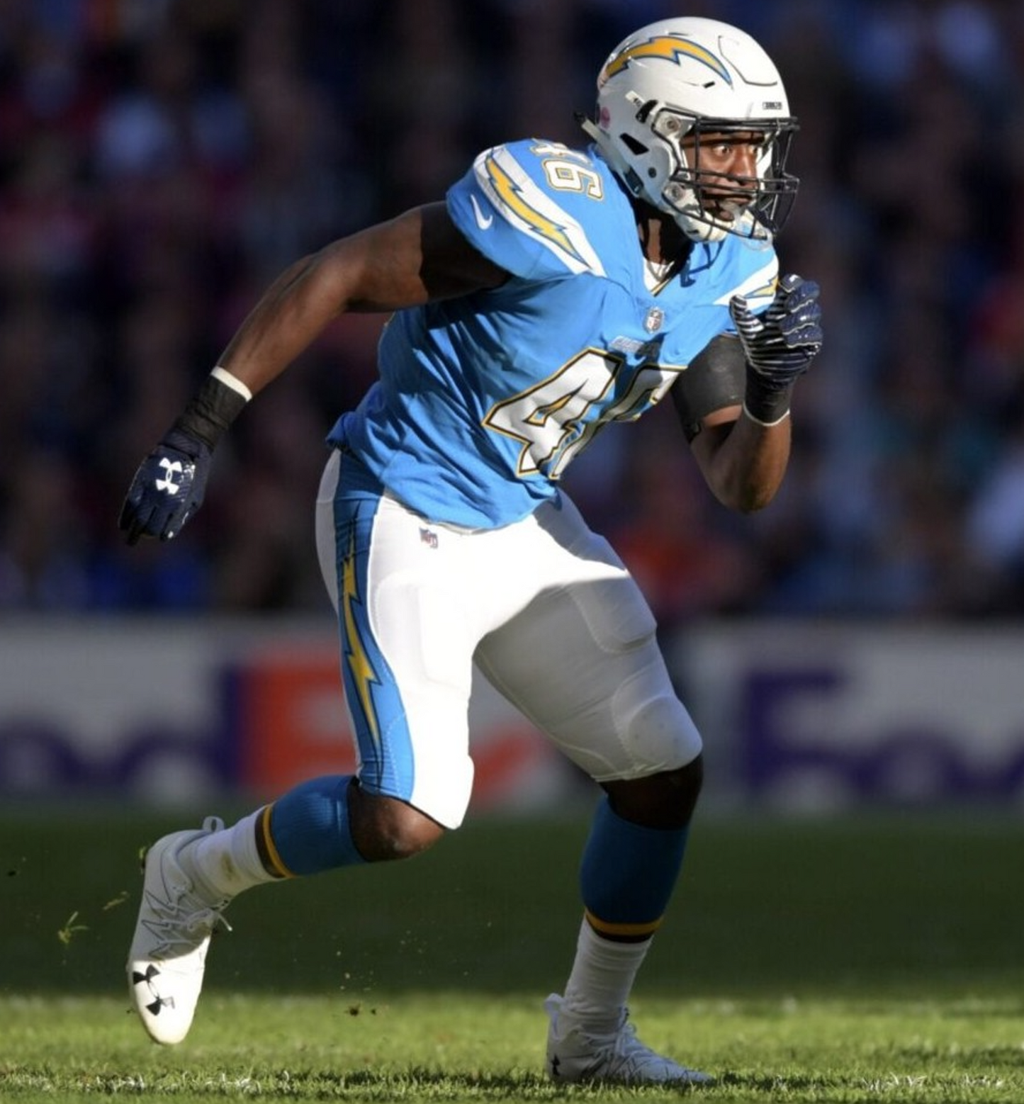 Chris Landrum GAME WORN💪10/21/18 PHOTO MATCHED📸Los Angeles Chargers NFL On-Field Jersey vs. Tennessee Titans