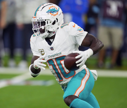 Tyreek Hill Hand Signed ✍️ Miami Dolphins 🐬 Custom FRAMED Jersey 👕