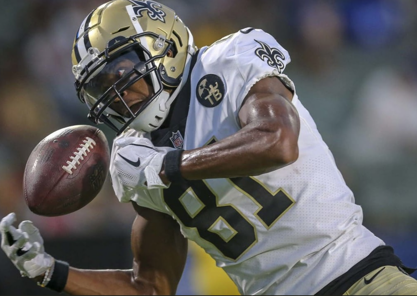 Cameron Meredith GAME WORN 💪 10/21/18 PHOTO MATCHED 📸 New Orleans Saints Nike NFL Jersey 👕 vs. Baltimore Ravens - PSA Authenticated 🛡️