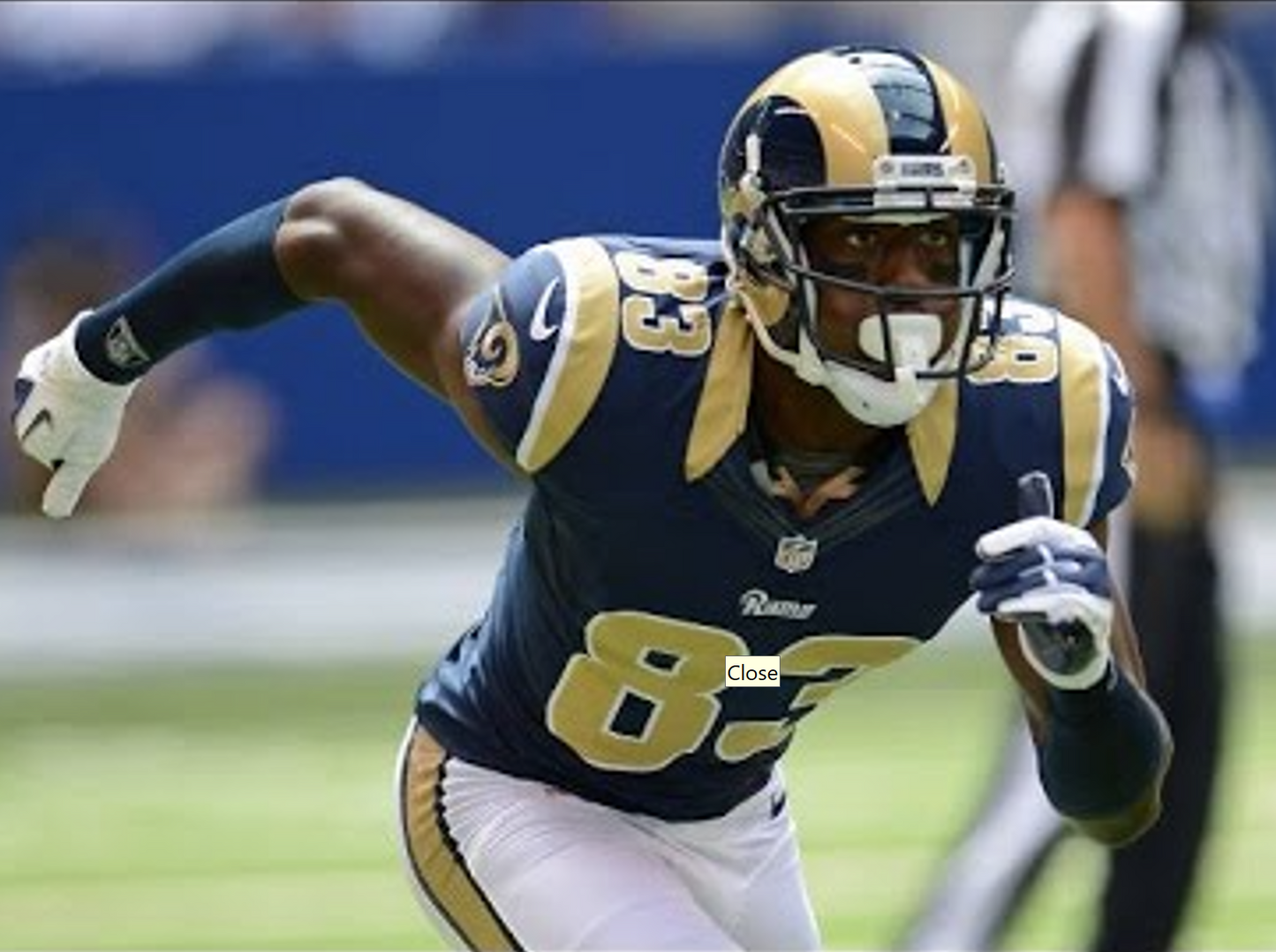Brian Quick GAME-WORN💪10/23/16 PHOTO MATCHED📸Los Angeles Rams🐏NFL Jersey👕 vs. New York Giants