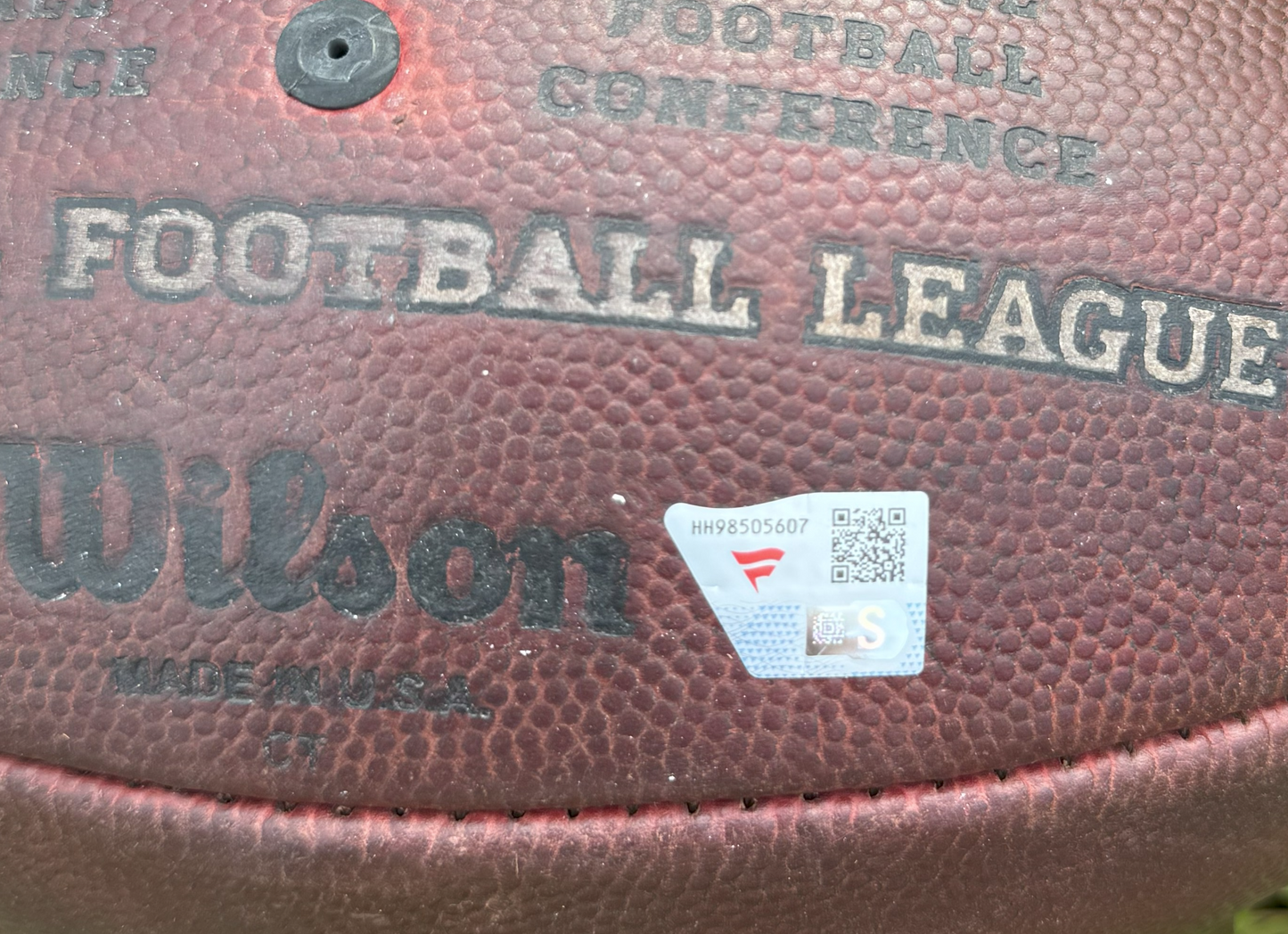 DJ Moore Signed + Inscribed Carolina Panthers GAME-USED💪10/11/20 Wilson Duke Football with Multiple Inscriptions
