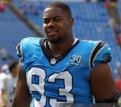 LaBryan Ray GAME USED💪11/10/24 Carolina Panthers🐆NFL Nike Jersey👕vs New York Giants