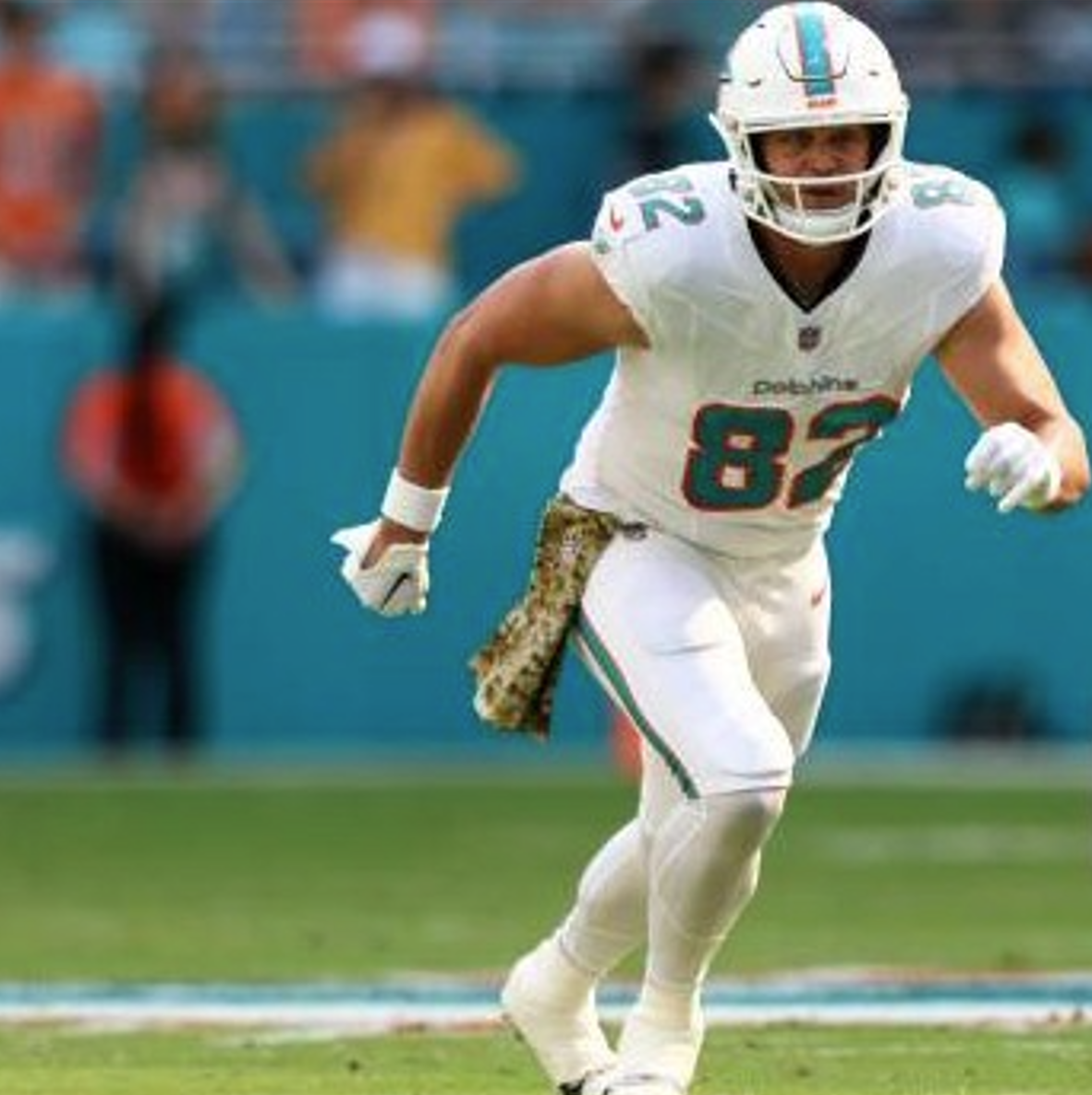 Tyler Kroft GAME USED 💪 11/05/2023 Miami Dolphins 🐬 Nike On-Field NFL Jersey🎽 includes PSA Authenticity 🛡️ vs Kansas City Chiefs