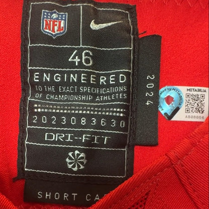 Kingsley Suamataia GAME-USED💪09/14/25 Kansas City Chiefs NFL Jersey🎽vs. Philadelphia Eagles