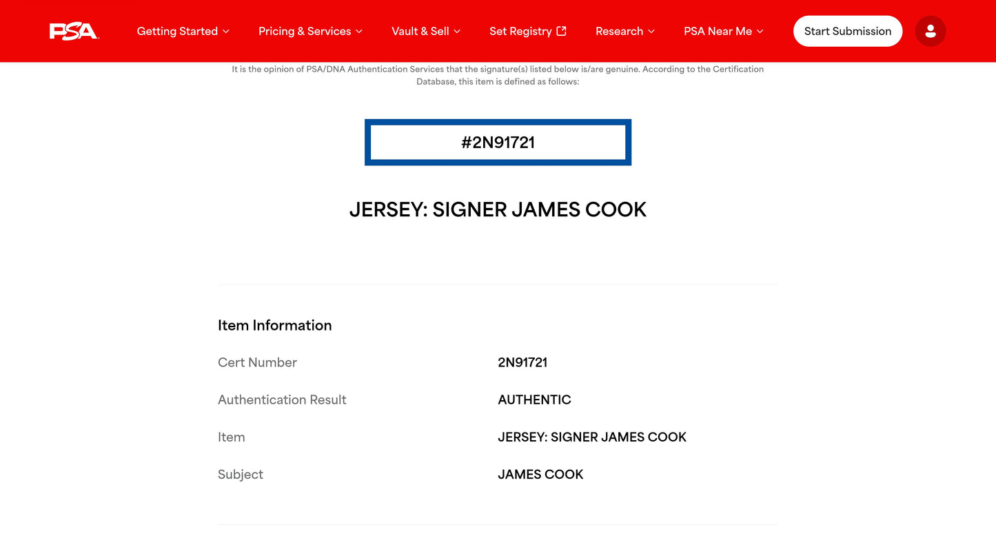 James Cook Hand Signed ✍️ AUTHENTIC 💪 Buffalo Bills On-Field NFL Jersey Inc. PSA Certification 🛡️