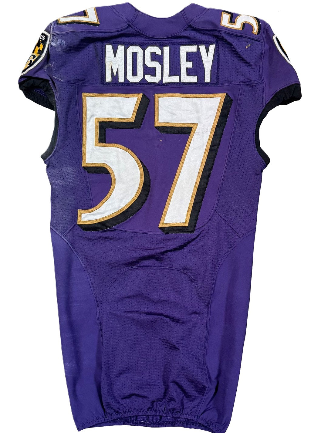 C.J. Mosley GAME WORN 💪 10/09/16 Baltimore Ravens Nike NFL Jersey 👕 vs Commanders inc. COA 🛡️