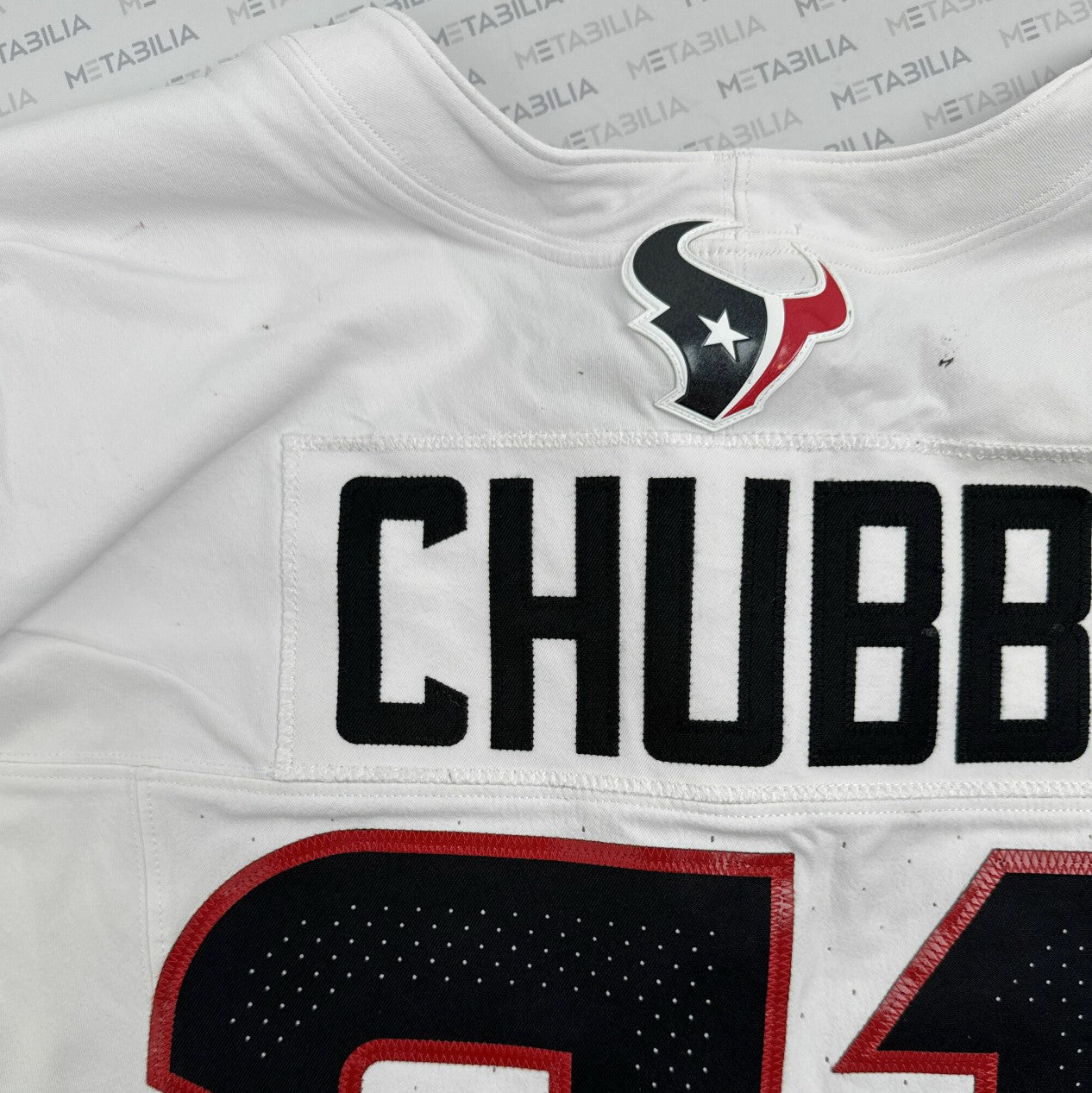 Nick Chubb GAME WORN 💪 09/15/25 Houston Texans Nike NFL Jersey 🎽vs. Tampa Bay Buccaneers - COA also included