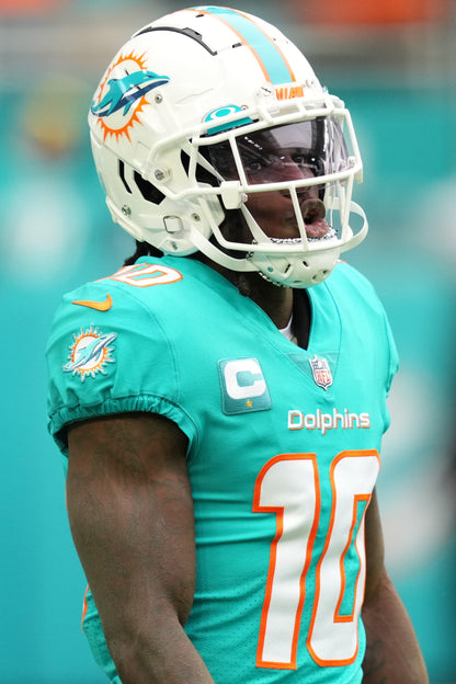 Tyreek Hill Hand Signed ✍️ Miami Dolphins 🐬 Custom FRAMED Jersey 👕